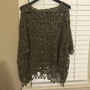 Forrest Green Poncho